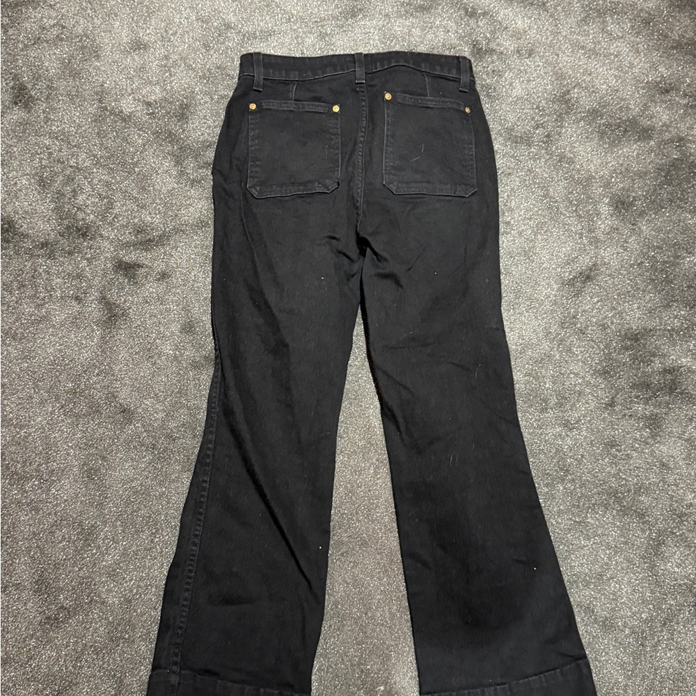 Khaite cropped black denim pants - Picture 3 of 6